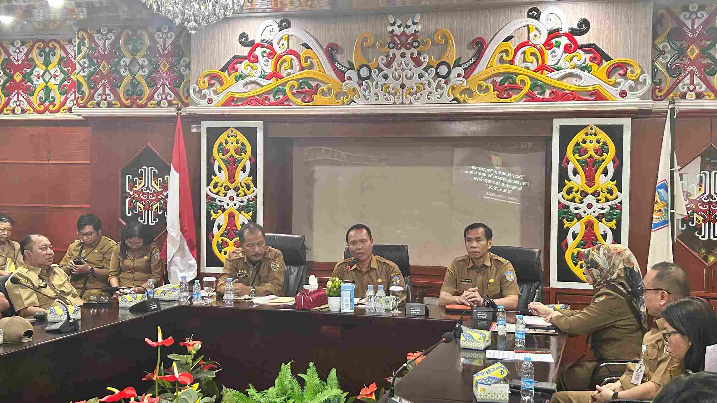 Inspektur Daerah Prov. Kalteng Pimpin Pengawasan Penyelenggaraan Pemerintahan Daerah Pemkab Murung Raya