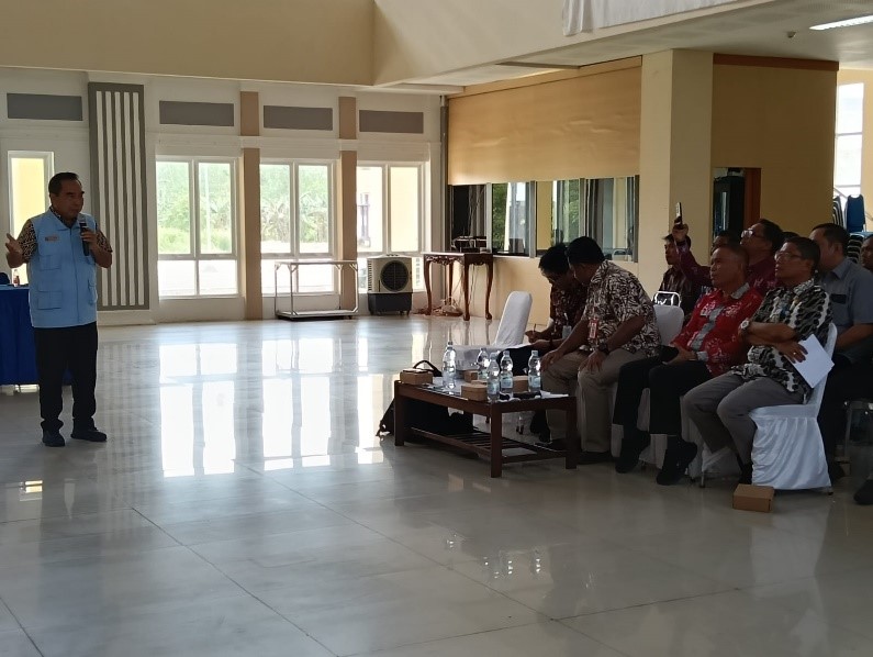 Inspektorat Prov. Kalteng Lakukan Sosialisasi Desa Anti Korupsi di Pemkab Pulang Pisau