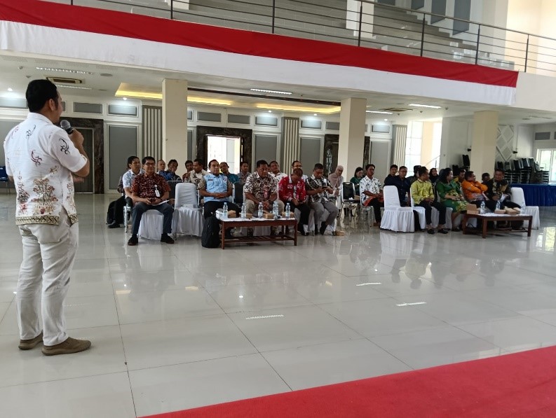 Inspektorat Prov. Kalteng Lakukan Sosialisasi Desa Anti Korupsi di Pemkab Pulang Pisau