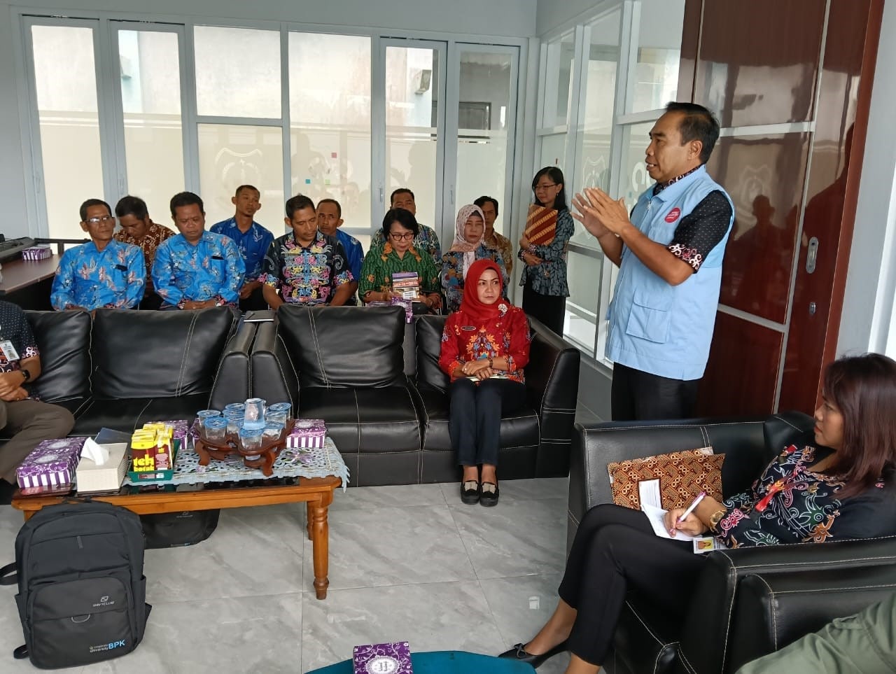 Inspektorat Prov. Kalteng Lakukan Sosialisasi Anti Korupsi dan Rencana Aksi Perluasan Percontohan Desa Antikorupsi di Pemkab Kapuas