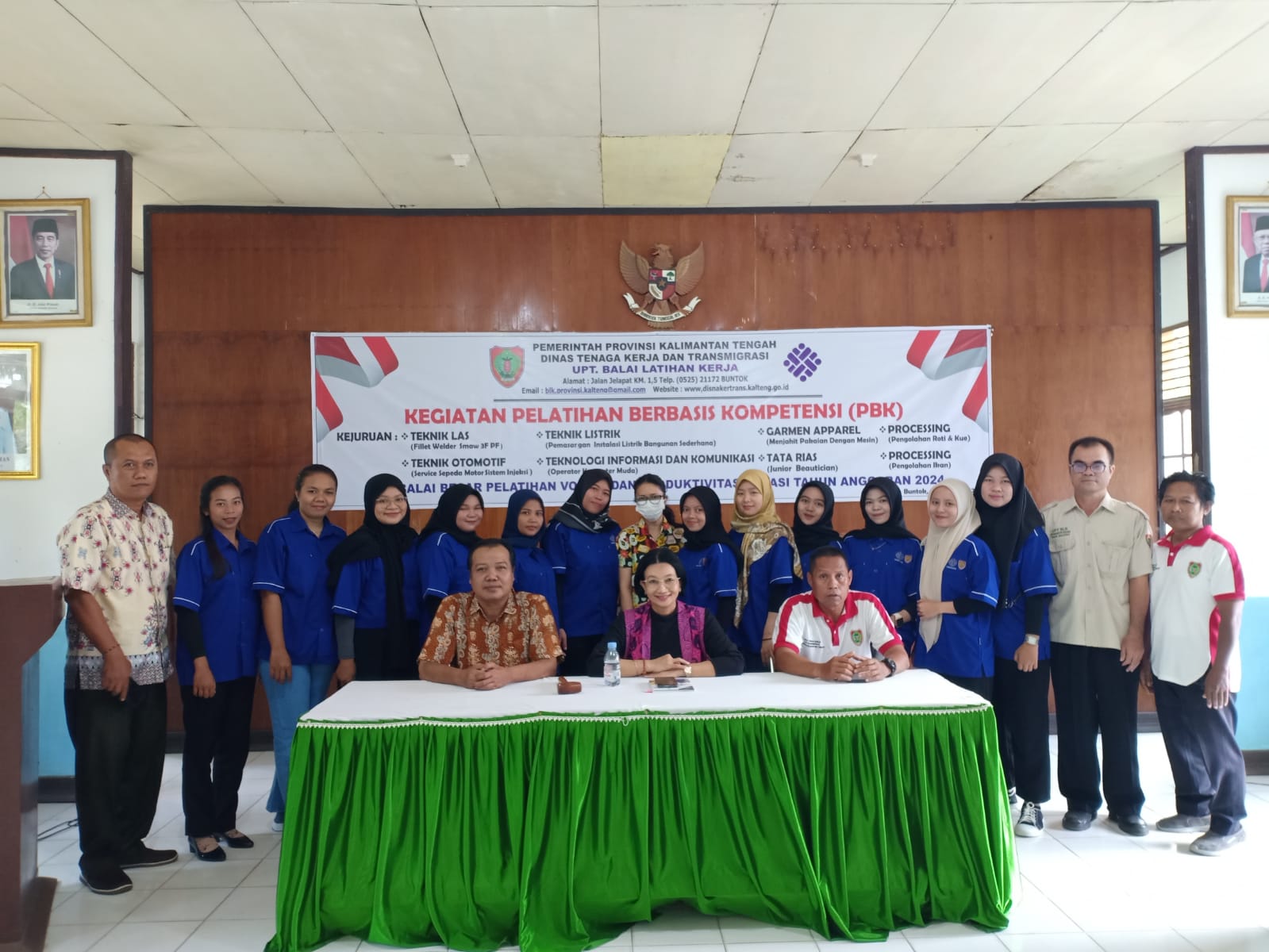 Kepala BLK Provinsi Tutup PBK Kejuruan Processing Pertanian
