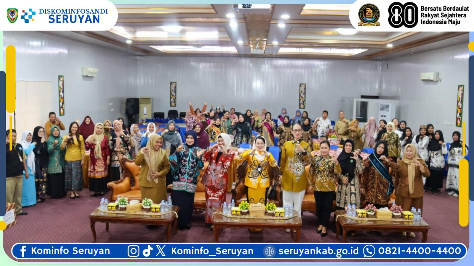Bunda PAUD Seruyan Tekankan Komitmen Bersama dalam Apresiasi Bunda PAUD Kecamatan, Desa, dan Kelurahan Tahun 2025