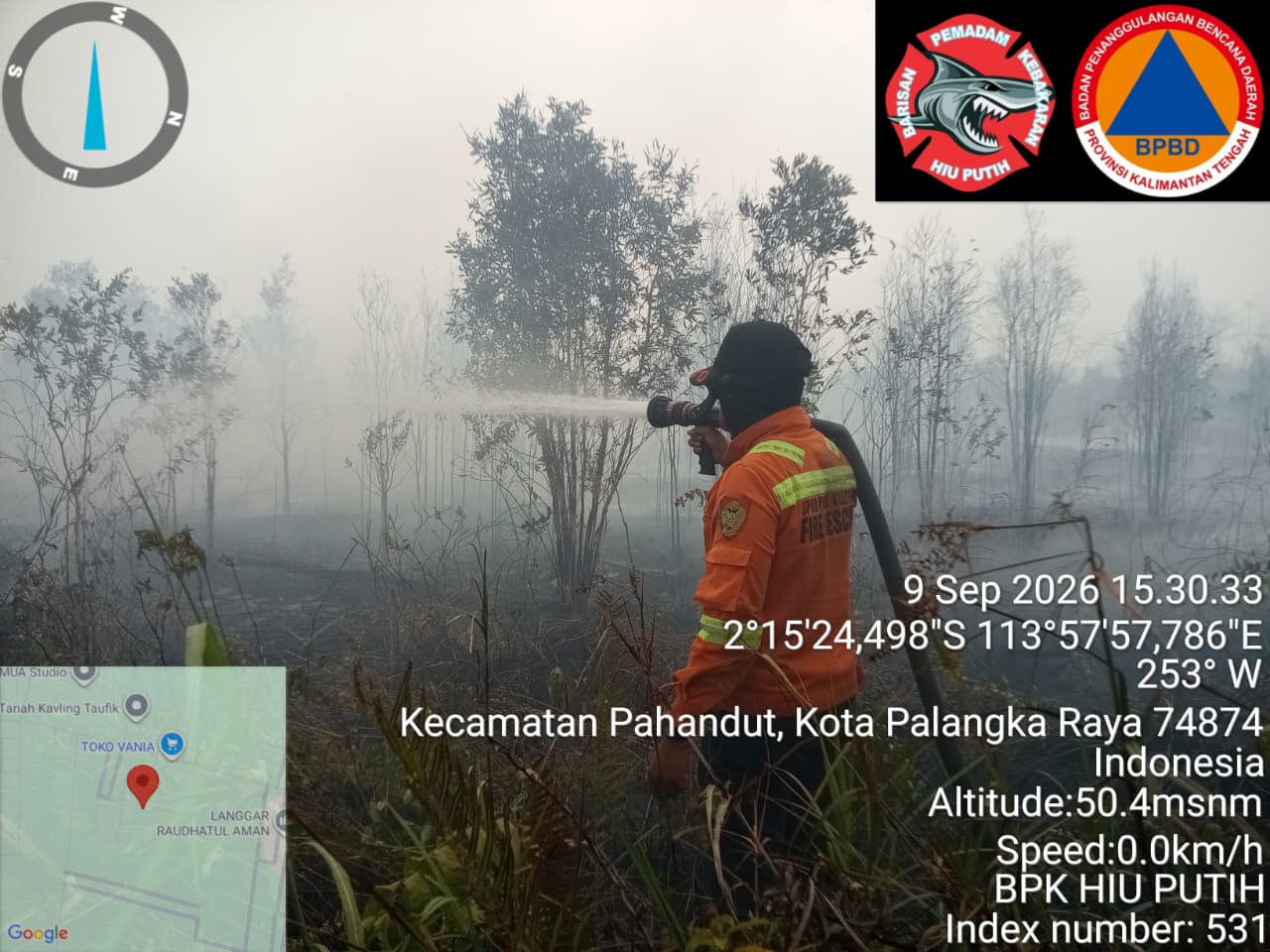 Intensifkan Pemadaman Karhutla Kalteng, 10.700 Personel Gabungan dan Armada Udara Dikerahkan ke beberapa Titik Kejadian