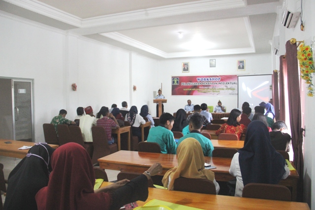 30 Mahasiswa Dari Berbagai Universitas Ikuti Workshop Pelanggaran Kekayaan Intelektual Kemenkumham Kalteng