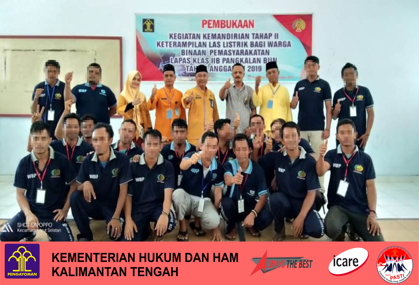 Lapas Pangkalan Bun Berikan Pembinaan Ketrampilan Las Listrik Bagi WBP