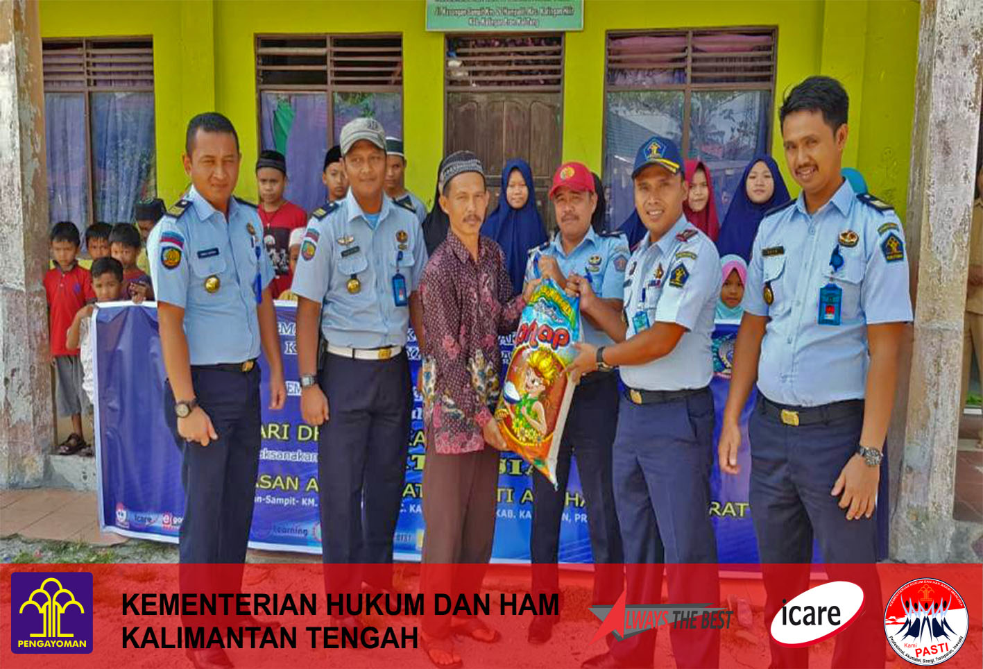 Bhakti Sosial Sebagai Rangkaian HDKD Dilakukan LPKN Kasongan, Lapas Pangkalan Bun dan Rutan Tamiyang Layang
