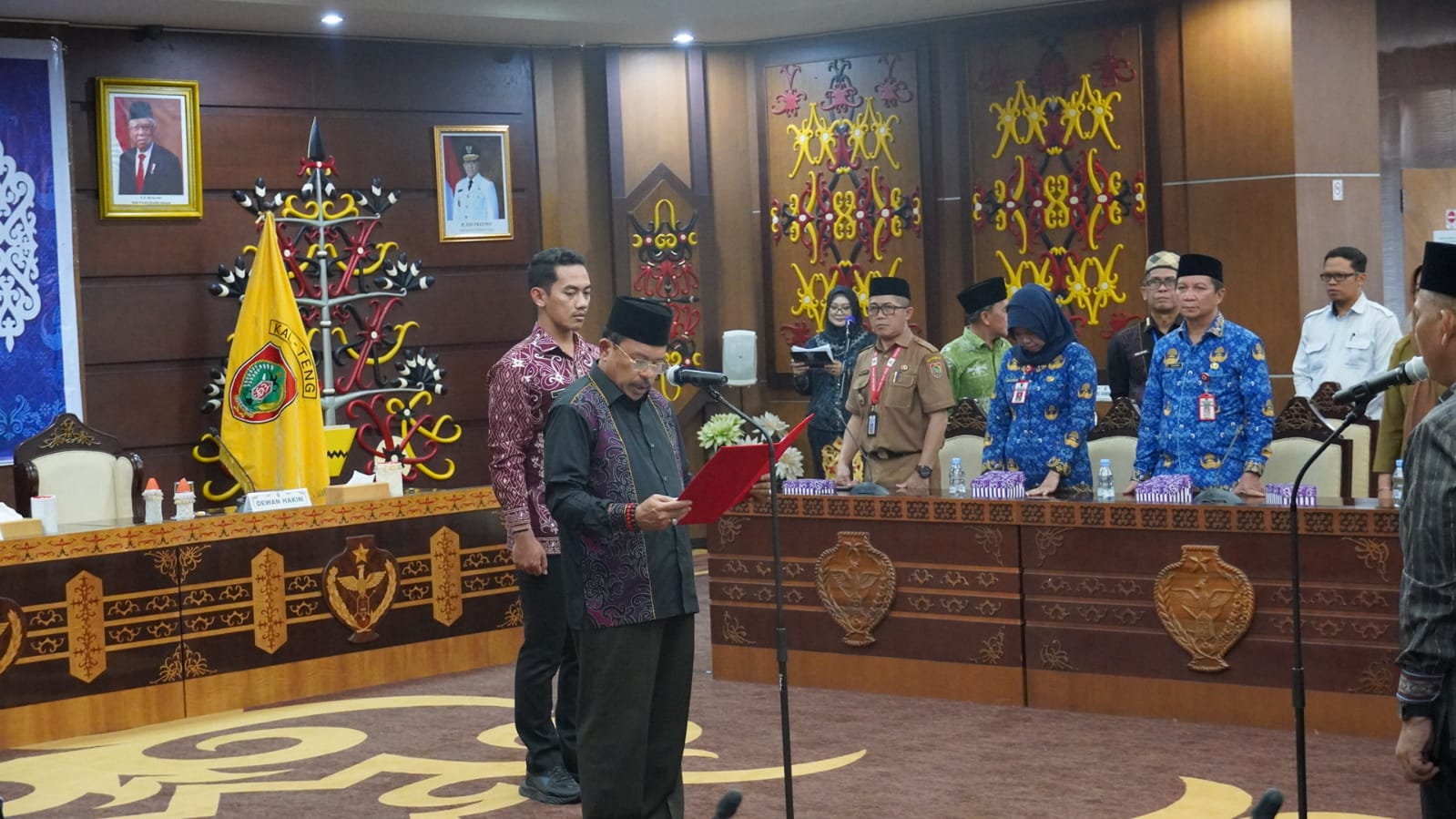 Sekda Nuryakin Lantik Dewan Hakim dan Panitera MTQ VII KORPRI Tingkat Provinsi Kalteng Tahun 2023