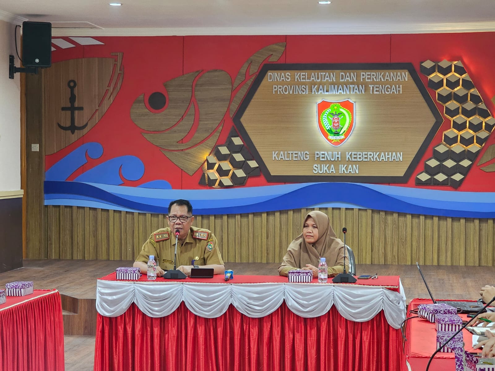 Percepat Pembangunan Sektor Kelautan dan Perikanan, Dislutkan Prov. Kalteng Tingkatkan Sinergisitas dengan Diskan Kab. Seruyan