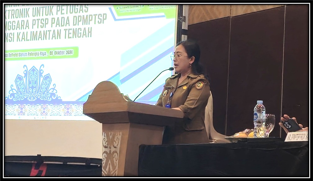 DPMPTSP Prov. Kalteng Laksanakan Bimtek Penyelenggaraan Perizinan Berusaha Berbasis Elektronik
