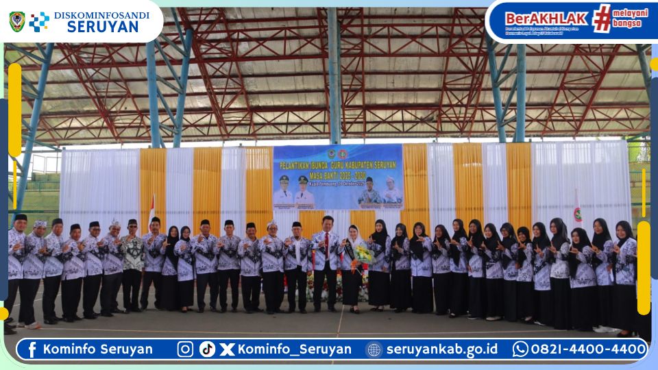 Pelantikan Ibunda Guru Seruyan Momentum Baru Majukan Dunia Pendidikan Daerah