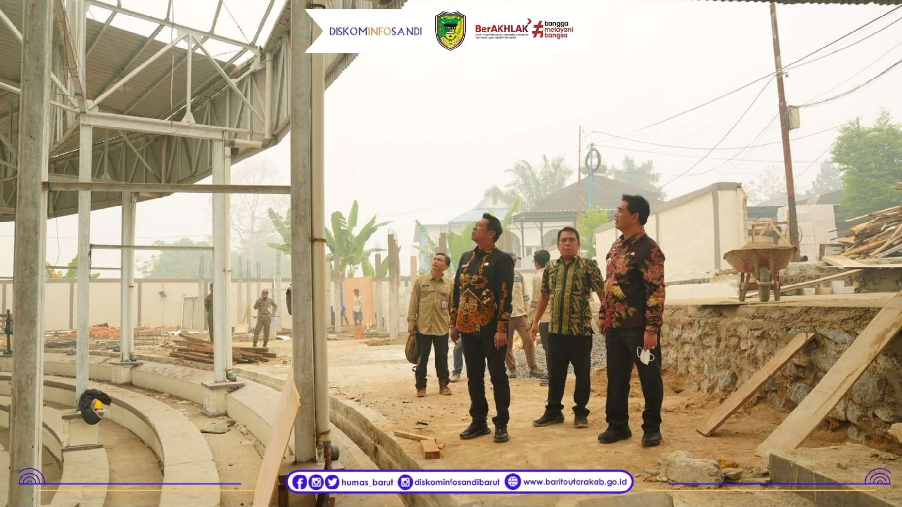 Bupati H. Shalahuddin Tinjau Langsung Progres Rehabilitasi Gedung Tiara Batara