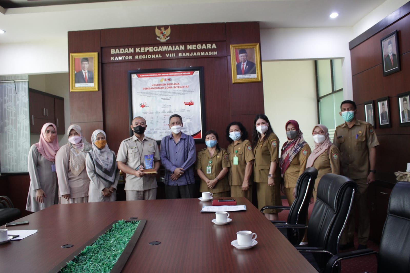 Diskominfosantik Prov. Kalteng Audiensi JFT Pranata Humas ke BKN Regional VIII Banjarmasin