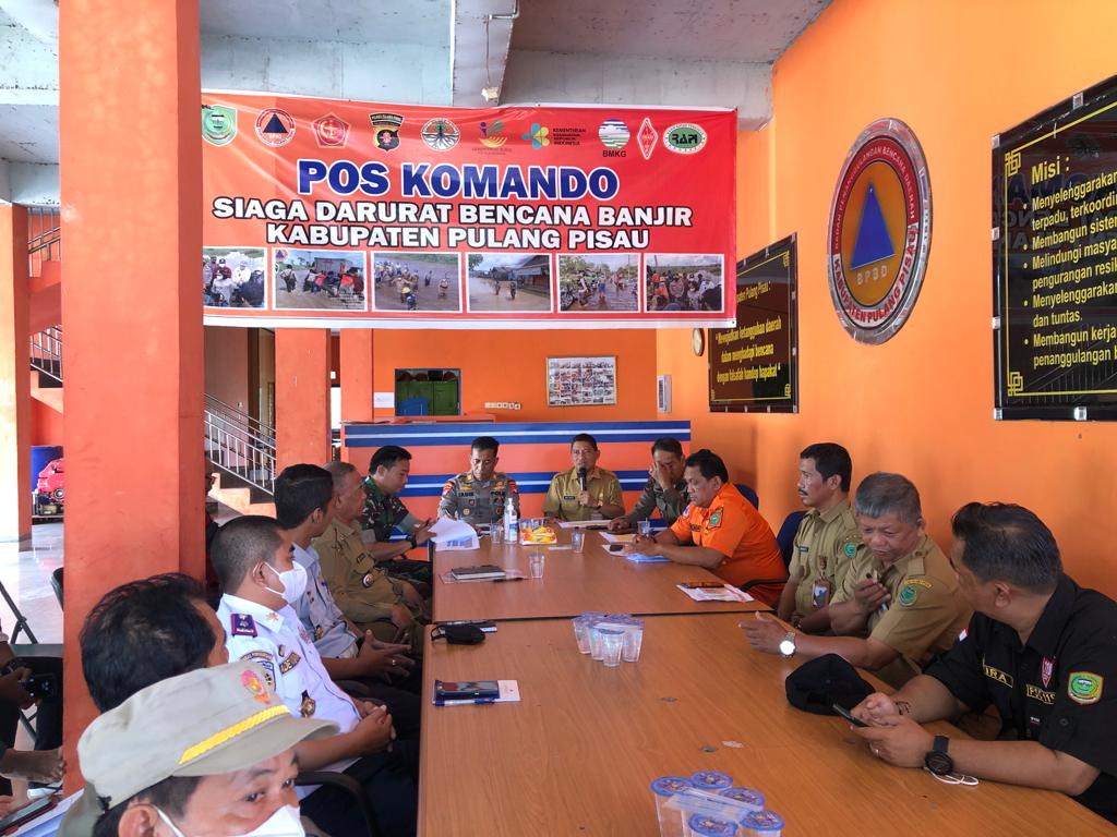 Status Siaga Darurat Banjir Tiga Kecamatan di Kabupaten Pulang Pisau Resmi ditutup