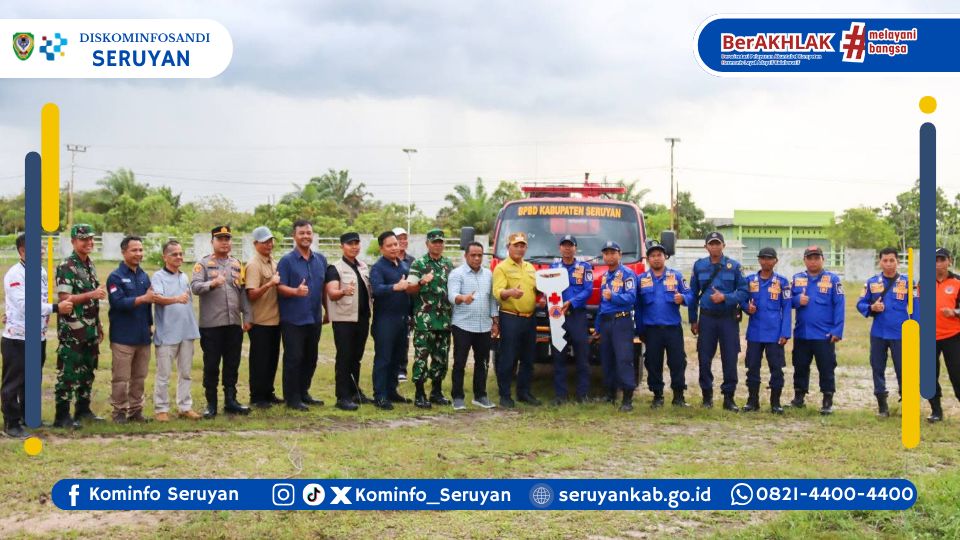 Wujudkan Daerah Tangguh, Bupati Seruyan Serahkan Mobil Tangki Water Supply