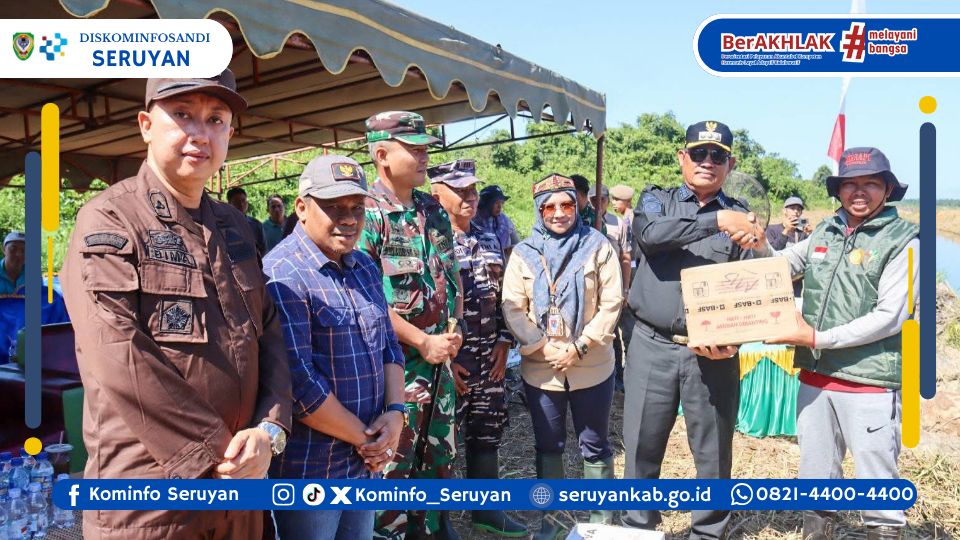 Tanam Padi Perdana, Semangat Baru Lahan Sawah Rakyat Seruyan