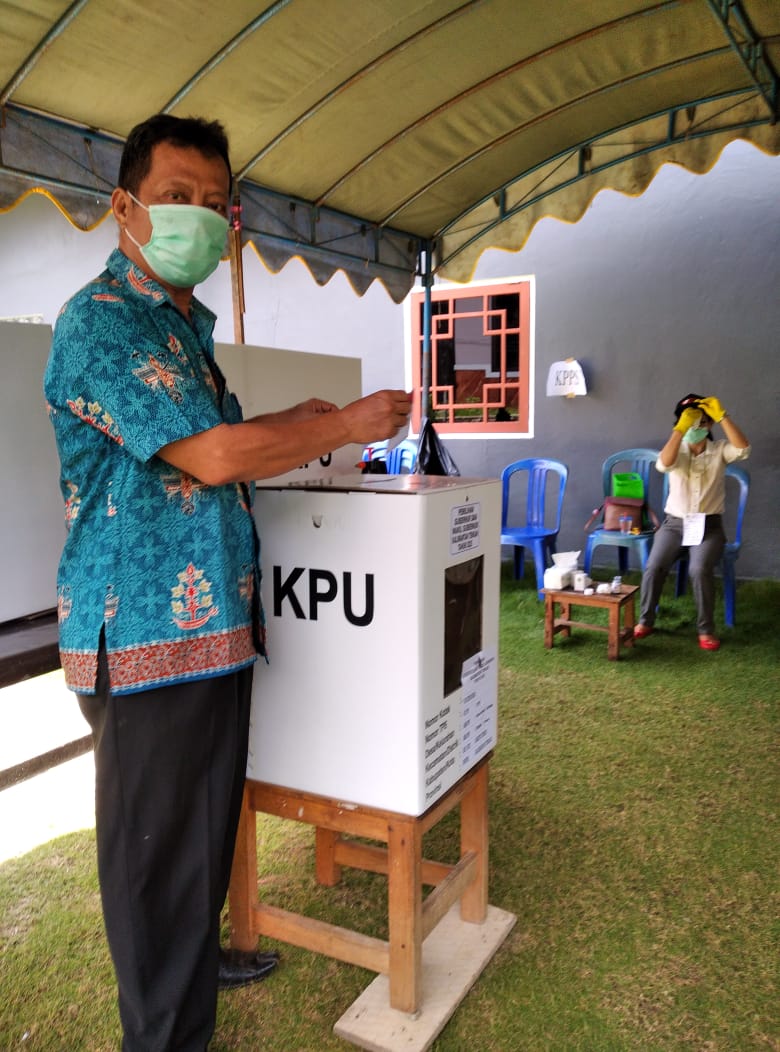 Desk Pilkada Prov. Kalteng Tinjau Pelaksanaan Pilkada di Kabupaten Barito Timur