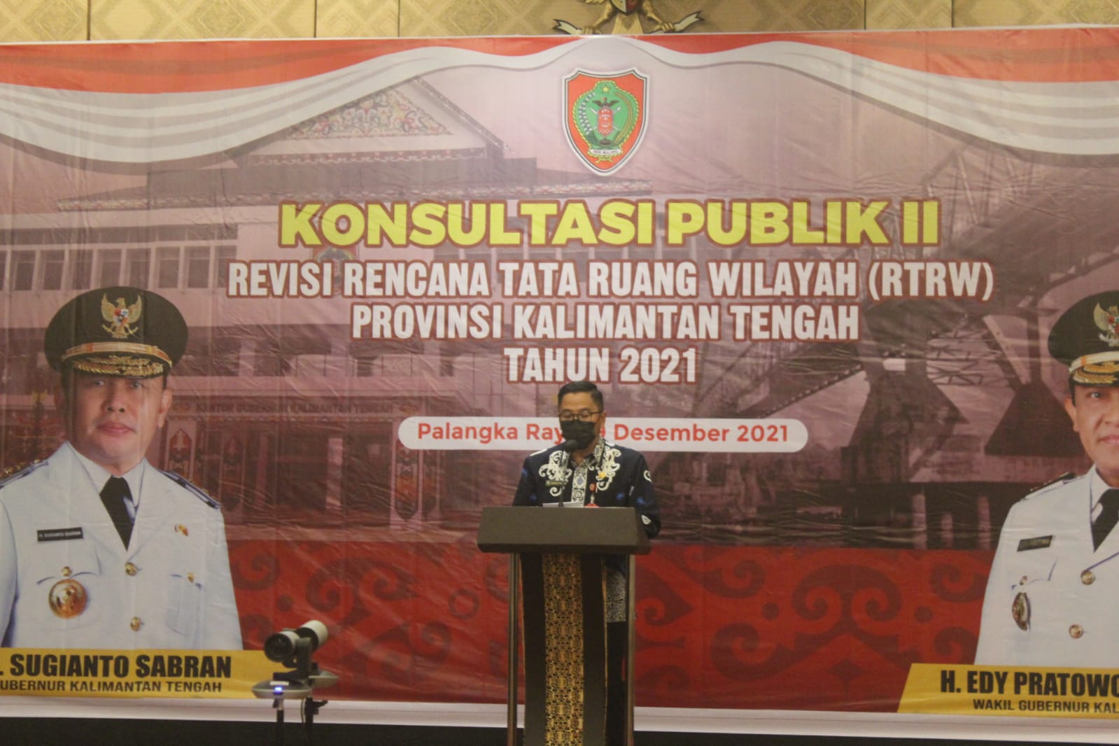 Asisten Ekbang  buka Konsultasi Publik Revisi Rencana Tata Ruang Wilayah Prov Kalteng 2015-2035