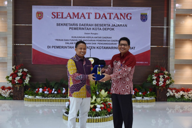 Jajaran Pemkot Depok Kagumi Kekayaan Alam Kobar