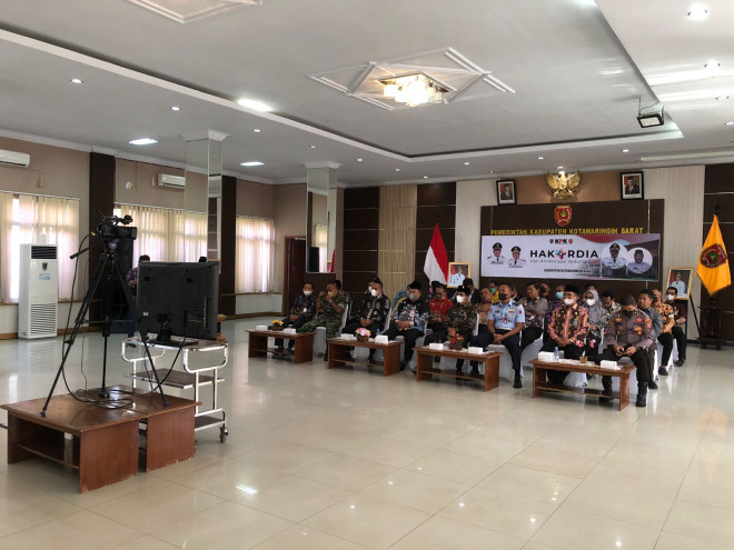 Pemkab Kobar Ikuti Puncak Acara Hakordia 2022