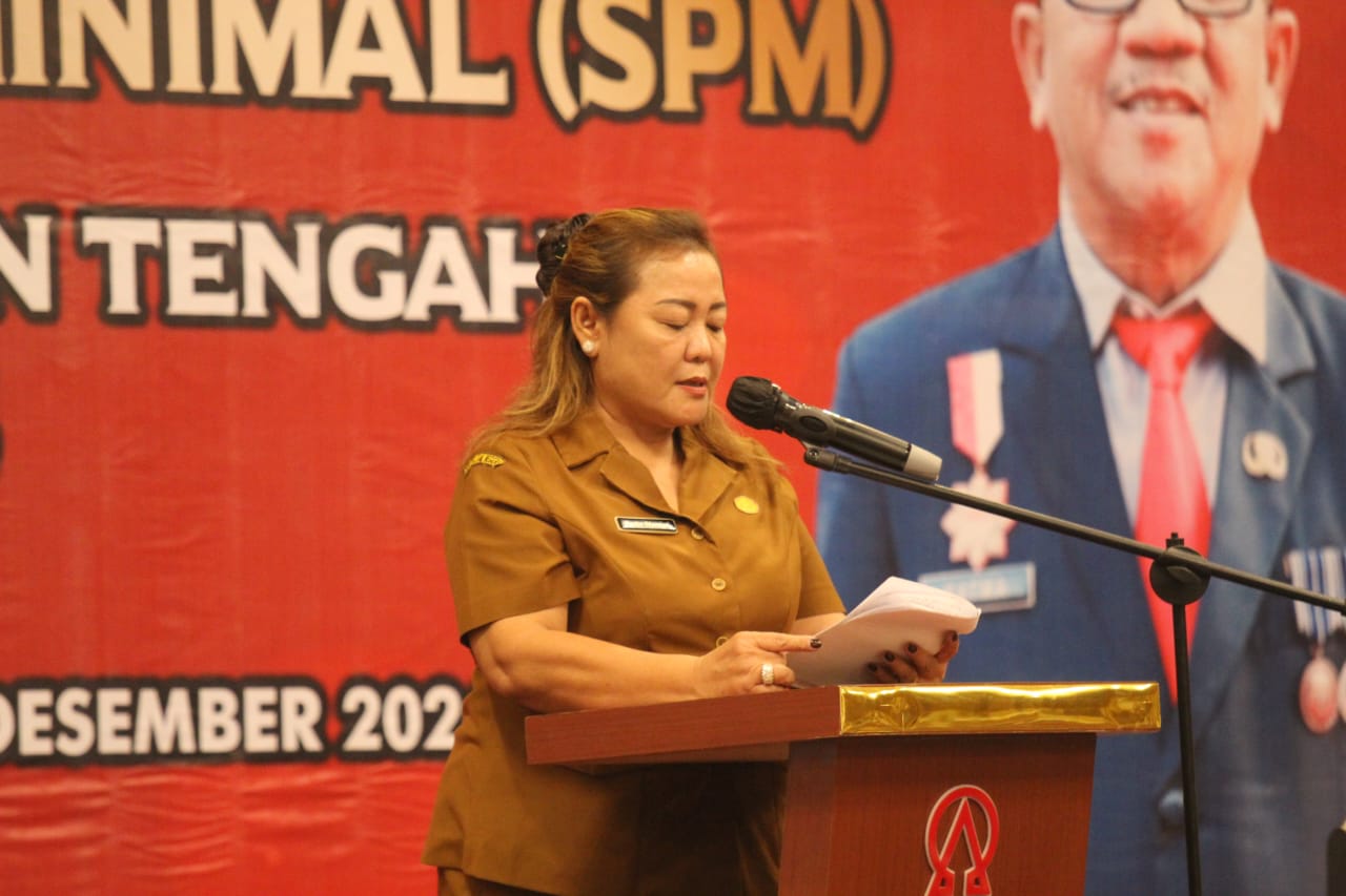 Plh Asisten Pemkesra Maskur Buka Rapat Evaluasi dan Penyusunan Laporan Pelaksanaan Penerapan SPM Provinsi dan Kabupaten/Kota se-Kalteng Tahun 2024