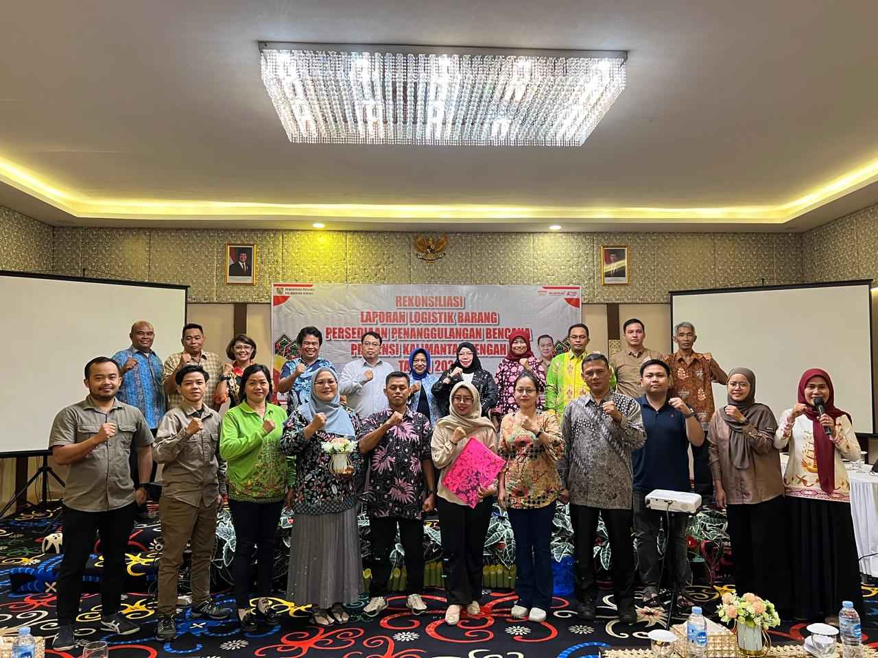 Dinas Sosial Prov. Kalteng Susun Laporan Logistik Bencana Tahun 2024