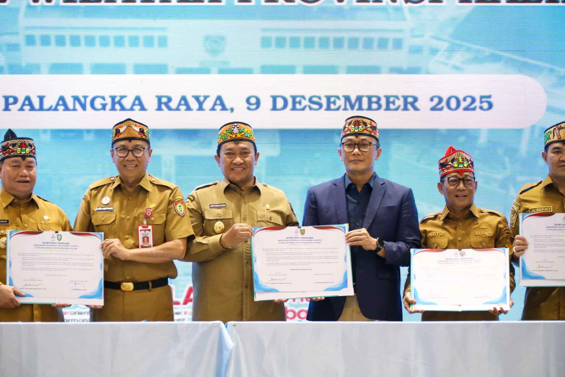 Mantapkan Transformasi SDM Aparatur, Kalteng Tanda Tangani Komitmen Manajemen Talenta ASN 2025