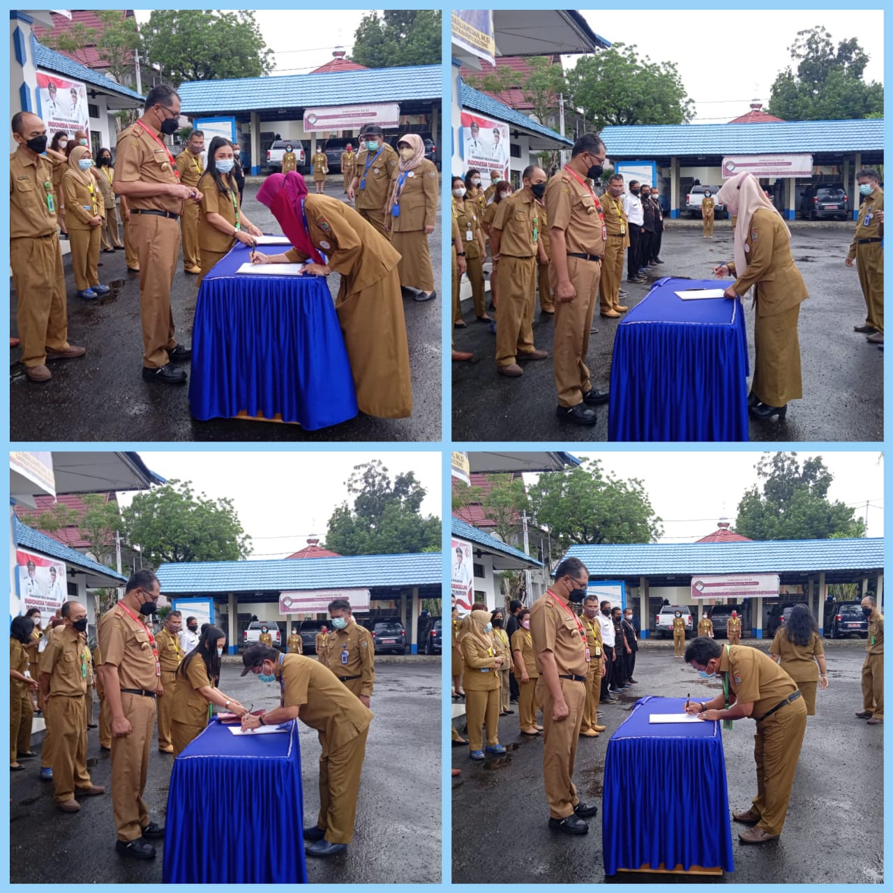 ASN Dislutkan Tandatangani Komitmen Bersama Percepatan Pembangunan Sektor Kelautan Perikanan Prov. Kalteng