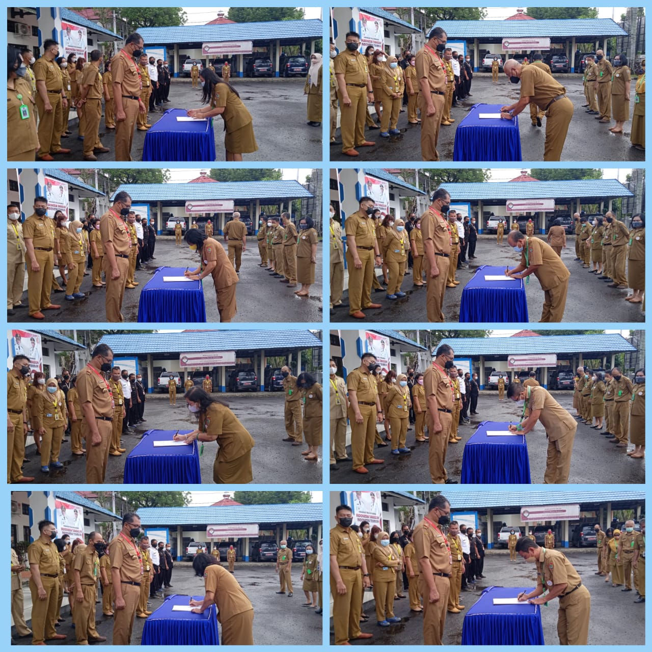ASN Dislutkan Tandatangani Komitmen Bersama Percepatan Pembangunan Sektor Kelautan Perikanan Prov. Kalteng