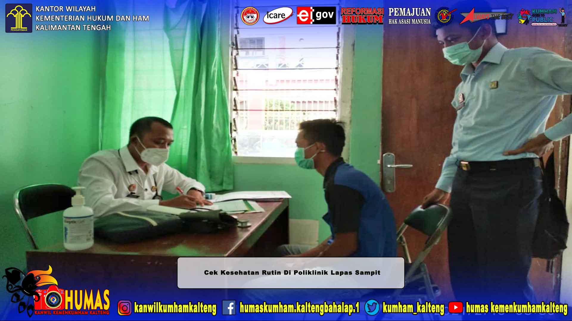 Cek Kesehatan Rutin di Poliklinik Lapas Sampit