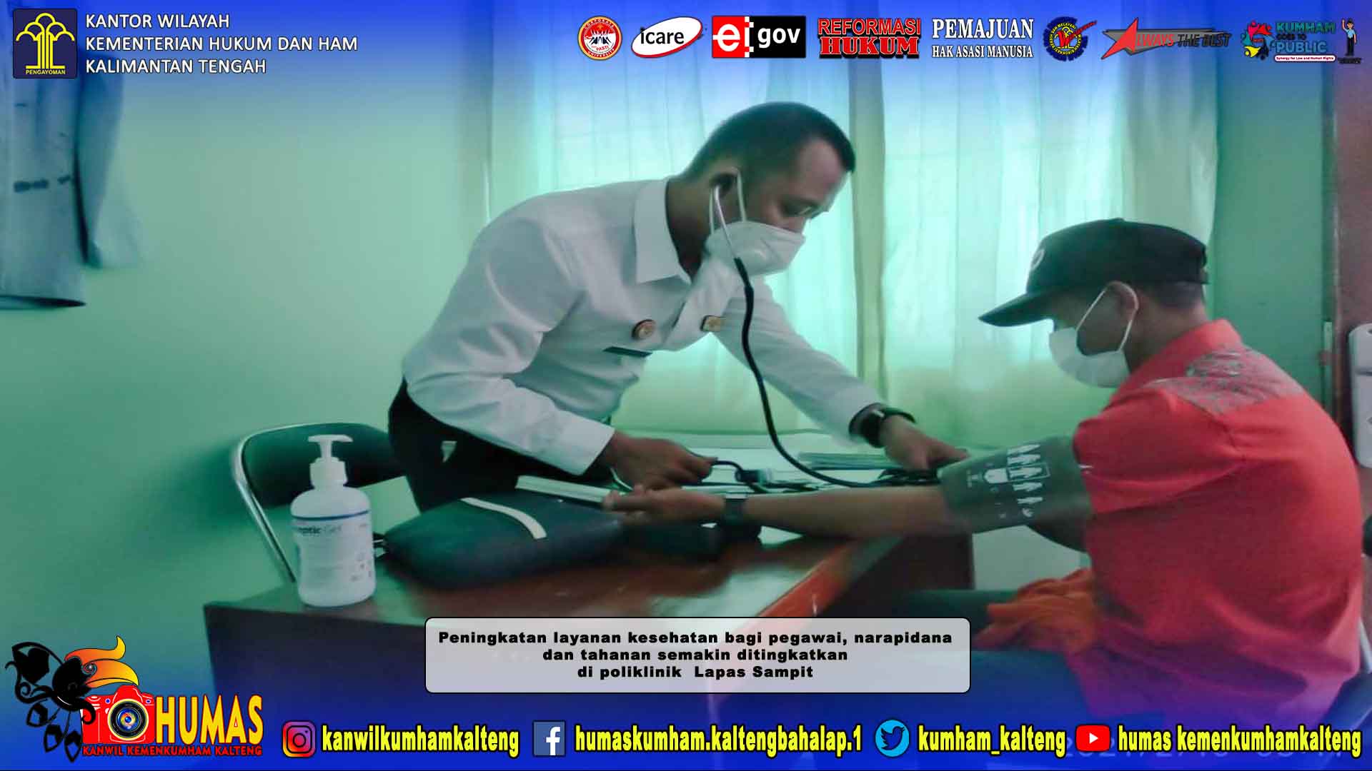Cek Kesehatan Rutin di Poliklinik Lapas Sampit