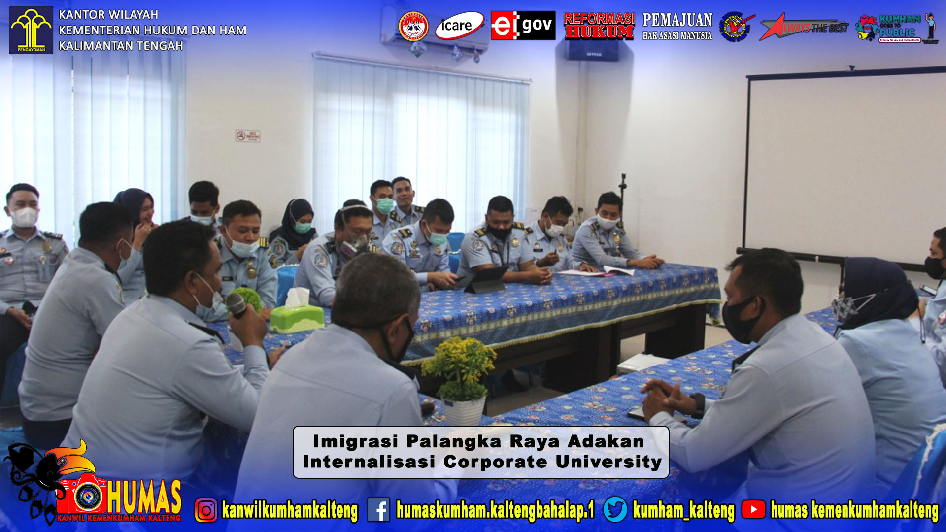 Imigrasi Palangka Raya Adakan Internalisasi Corporate University