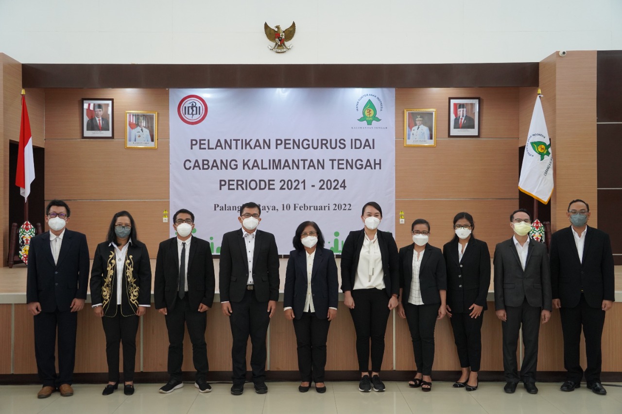 Pengurus IDAI Cabang Kalimantan Tengah Resmi Dilantik