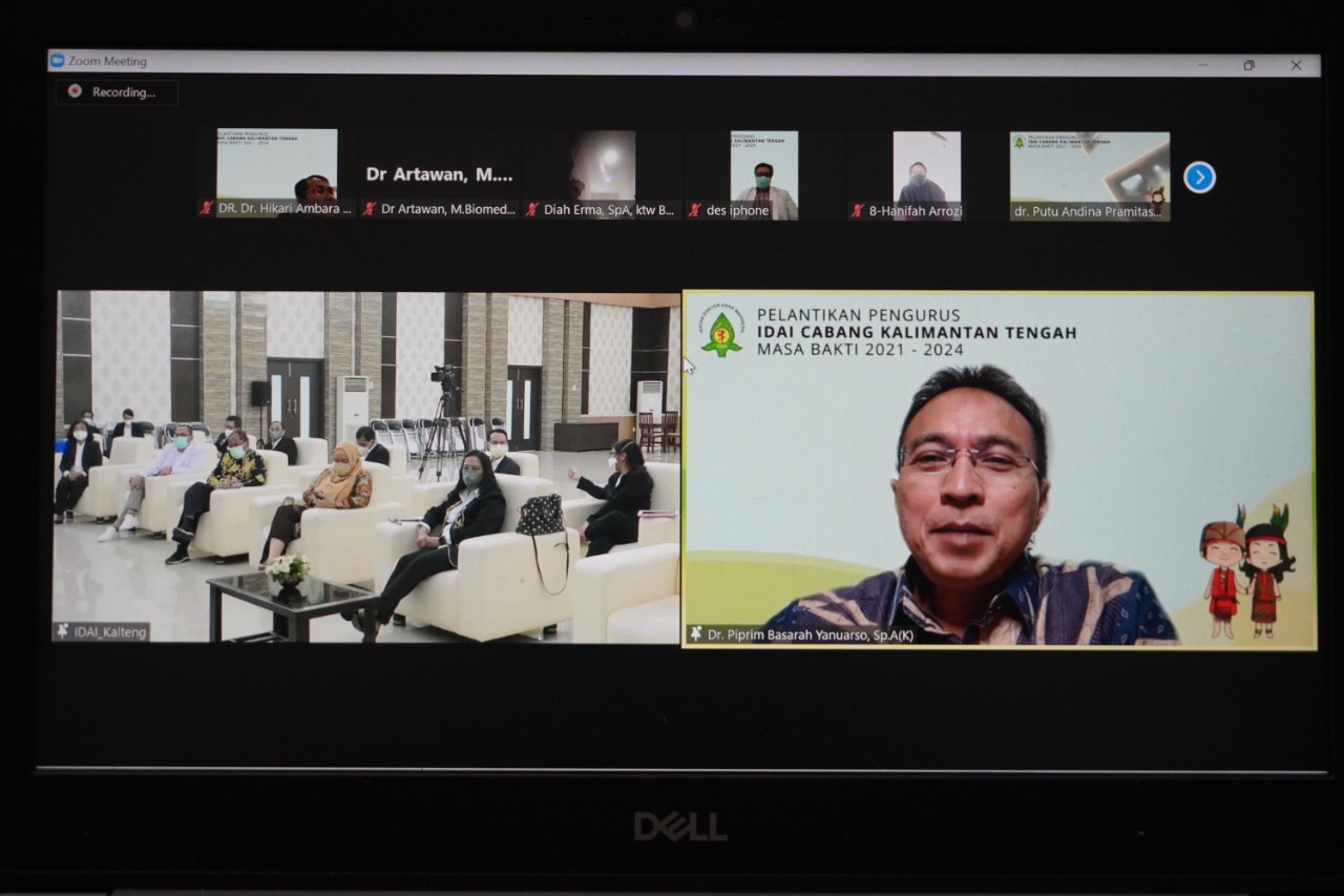 Pengurus IDAI Cabang Kalimantan Tengah Resmi Dilantik
