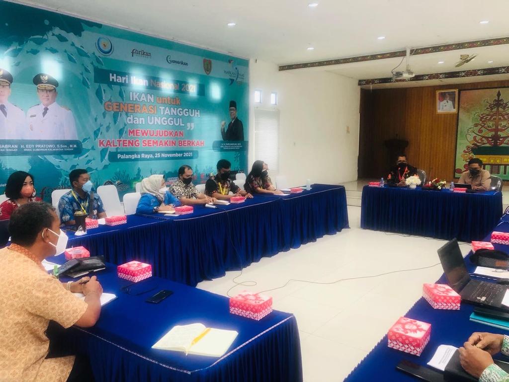 Kadislutkan Pimpin Rapat Aplikasi Marketplace Jual Beli Produk Perikanan Pro Ikan Makin Berkah