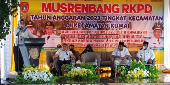 Pembangunan Insfrastruktur Jadi Prioritas Usulan Desa pada Musrenbang RKPD 2023 di Kecamatan Kumai