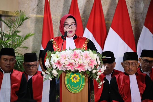 Wagub Edy Pratowo Hadiri Sidang Pleno Laporan Tahunan Pengadilan Tinggi Palangka Raya Tahun 2024
