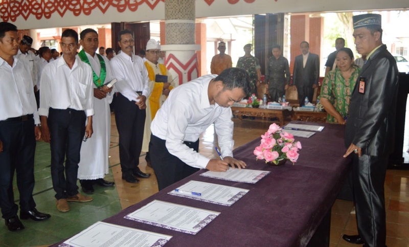 Anggota PPK dan PPS 9 Kecamatan Dilantik