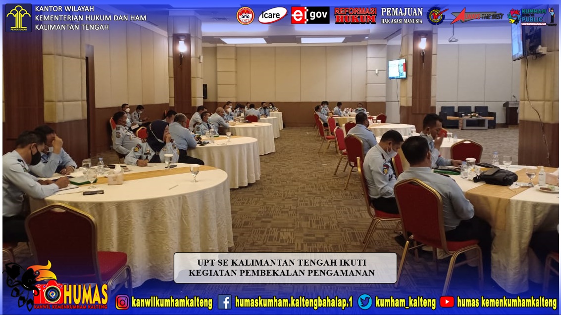 Kalapas Sampit Ikuti Pembekalan Keamanan