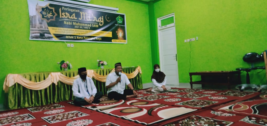 MTsN 2 Palangka Raya Peringati Isra Mikraj Nabi Muhammad SAW 1442 H