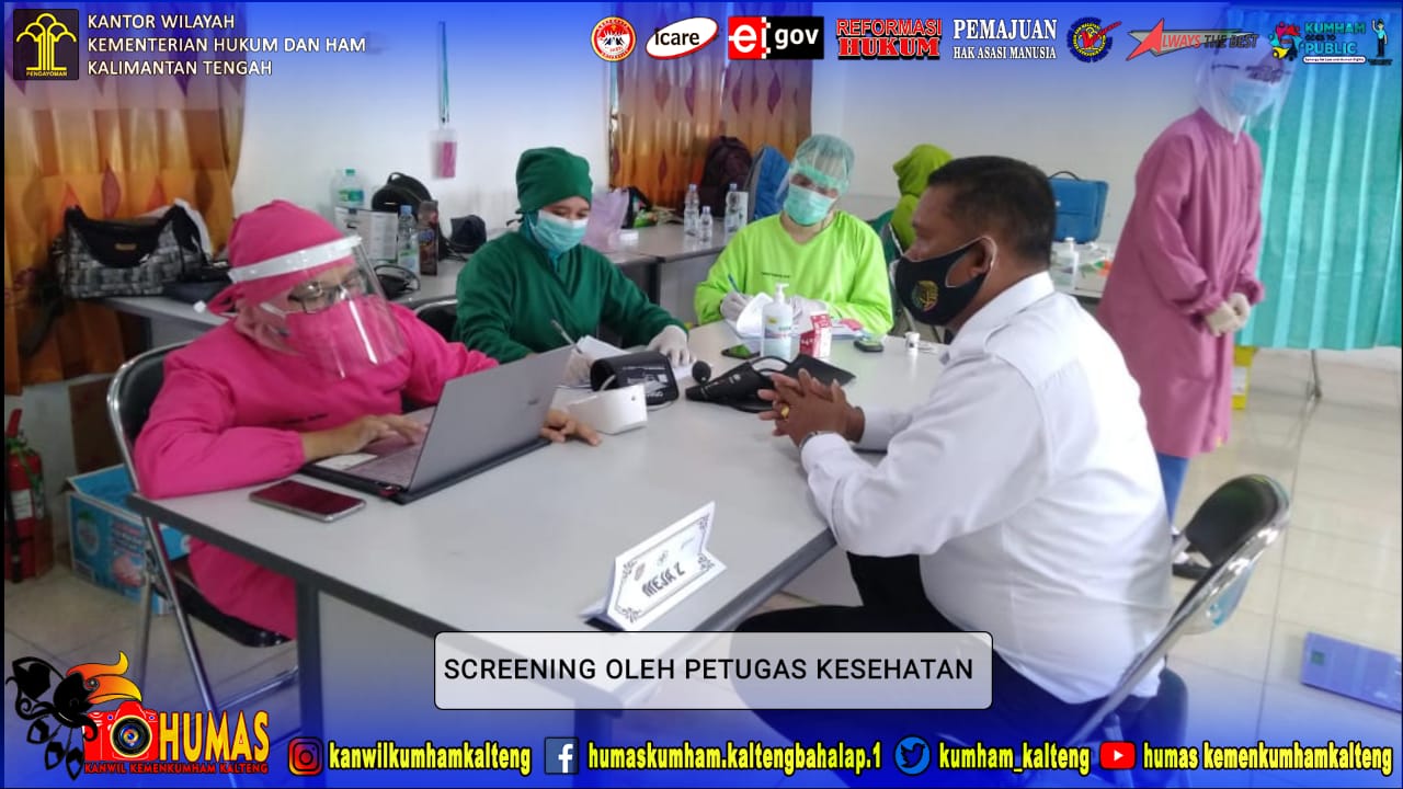Pemberian Vaksin Corona Vac Dosis I Bagi Pegawai Bapas Pangkalan Bun