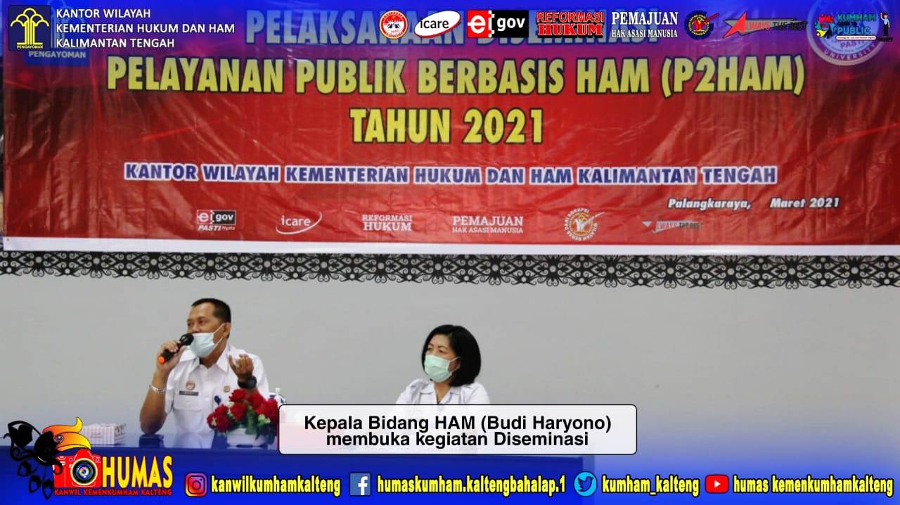 Tingkatkan Pemahaman Pelayanan Publik  Berbasis HAM, Imigrasi Palangka Raya Ikuti Diseminasi P2HAM