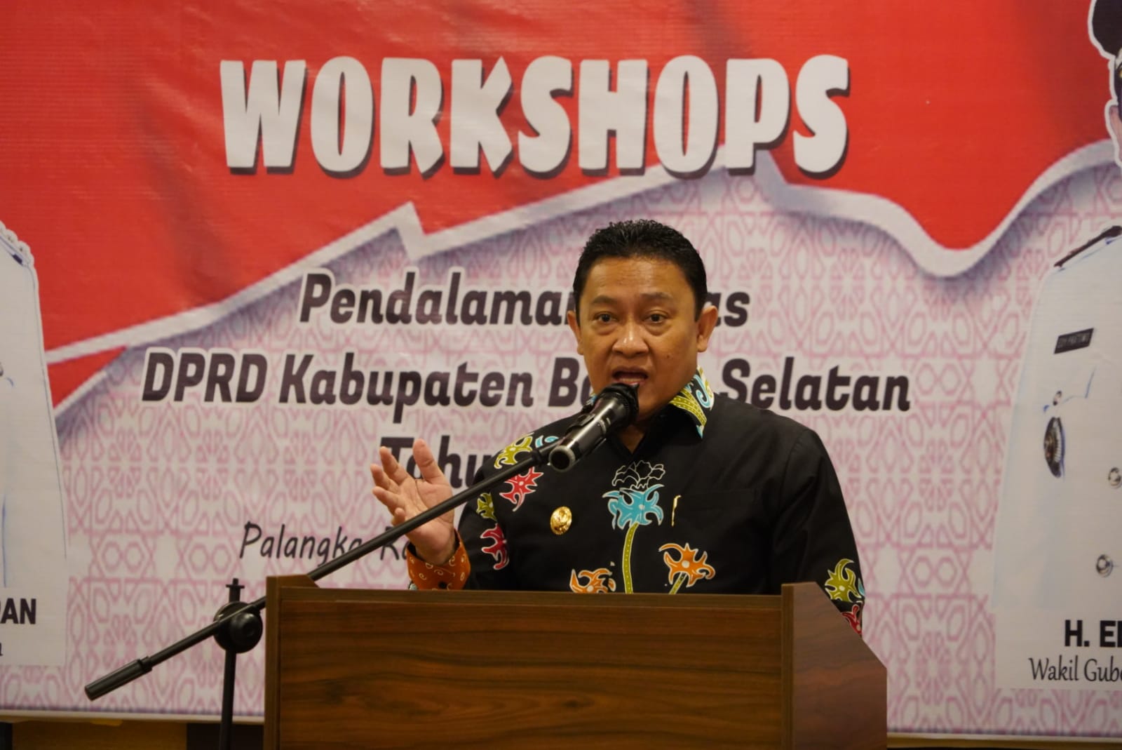 Wagub Kalteng Buka Workshop Pendalaman Tugas Bagi Pimpinan dan Anggota DPRD Kabupaten Barito Selatan Tahun 2022