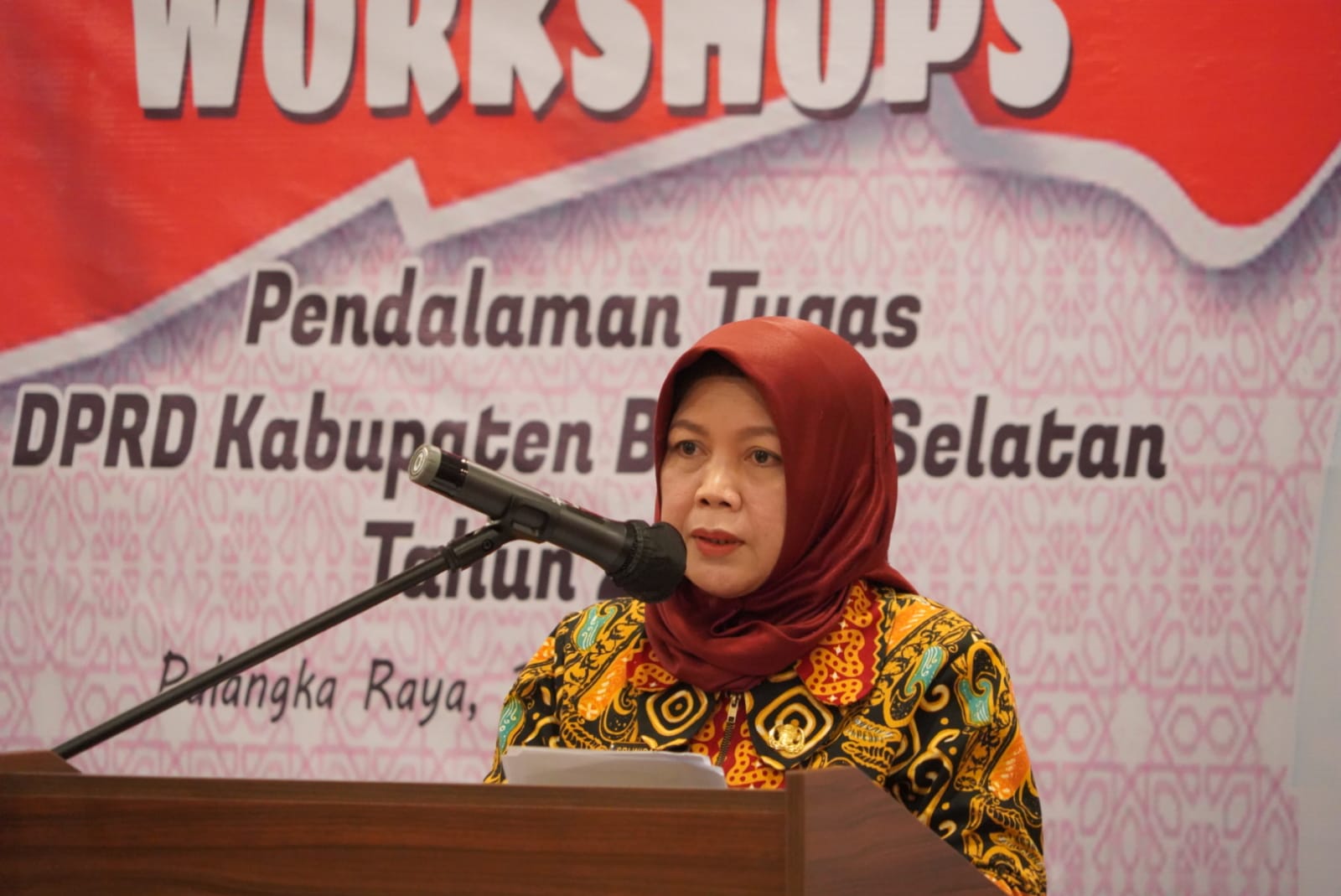 Wagub Kalteng Buka Workshop Pendalaman Tugas Bagi Pimpinan dan Anggota DPRD Kabupaten Barito Selatan Tahun 2022