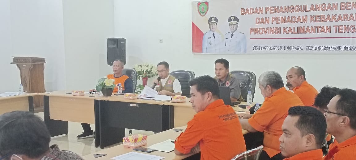 Siap Siaga Hadapi Bencana, BPBPK Prov. Kalteng Gelar Rapat Perencanaan dan Inventarisasi Kebutuhan Logistik dan Peralatan Tahun 2023