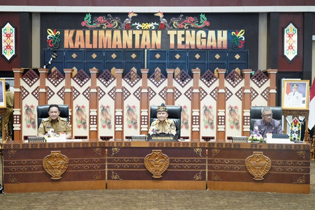 Pertajam Pemahaman Visi dan Misi, Gubernur dan Wagub Kalteng Gelar Raker dengan Kepala Perangkat Daerah Beserta Jajaran