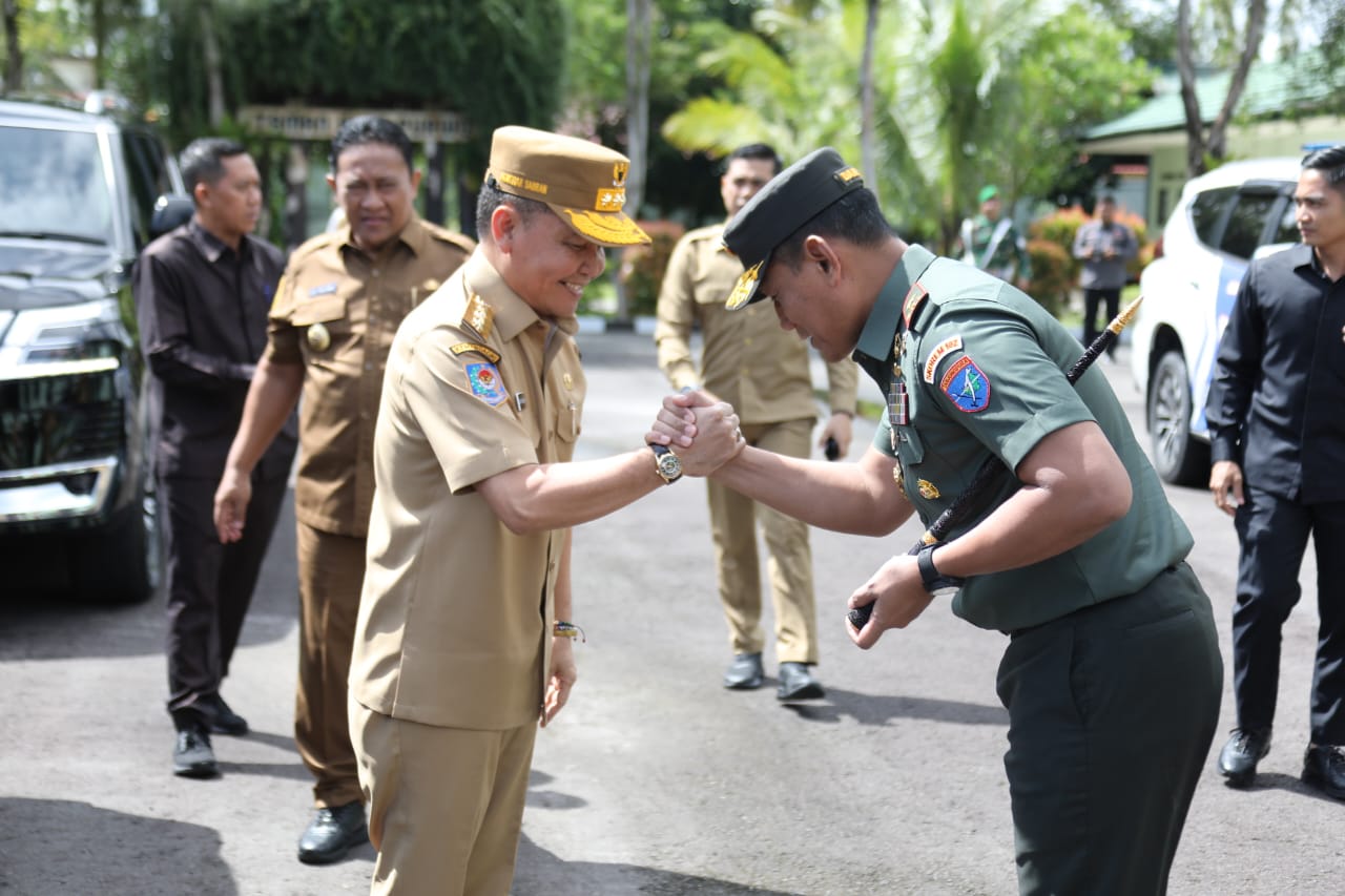 Perkuat Kolaborasi, Gubernur dan Wagub Kalteng Kunjungi Kejati dan Korem 102/Pjg