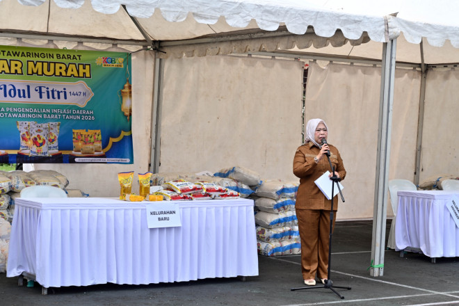 Jelang Idulfitri, Pemkab Kobar Gelar Operasi Pasar Murah