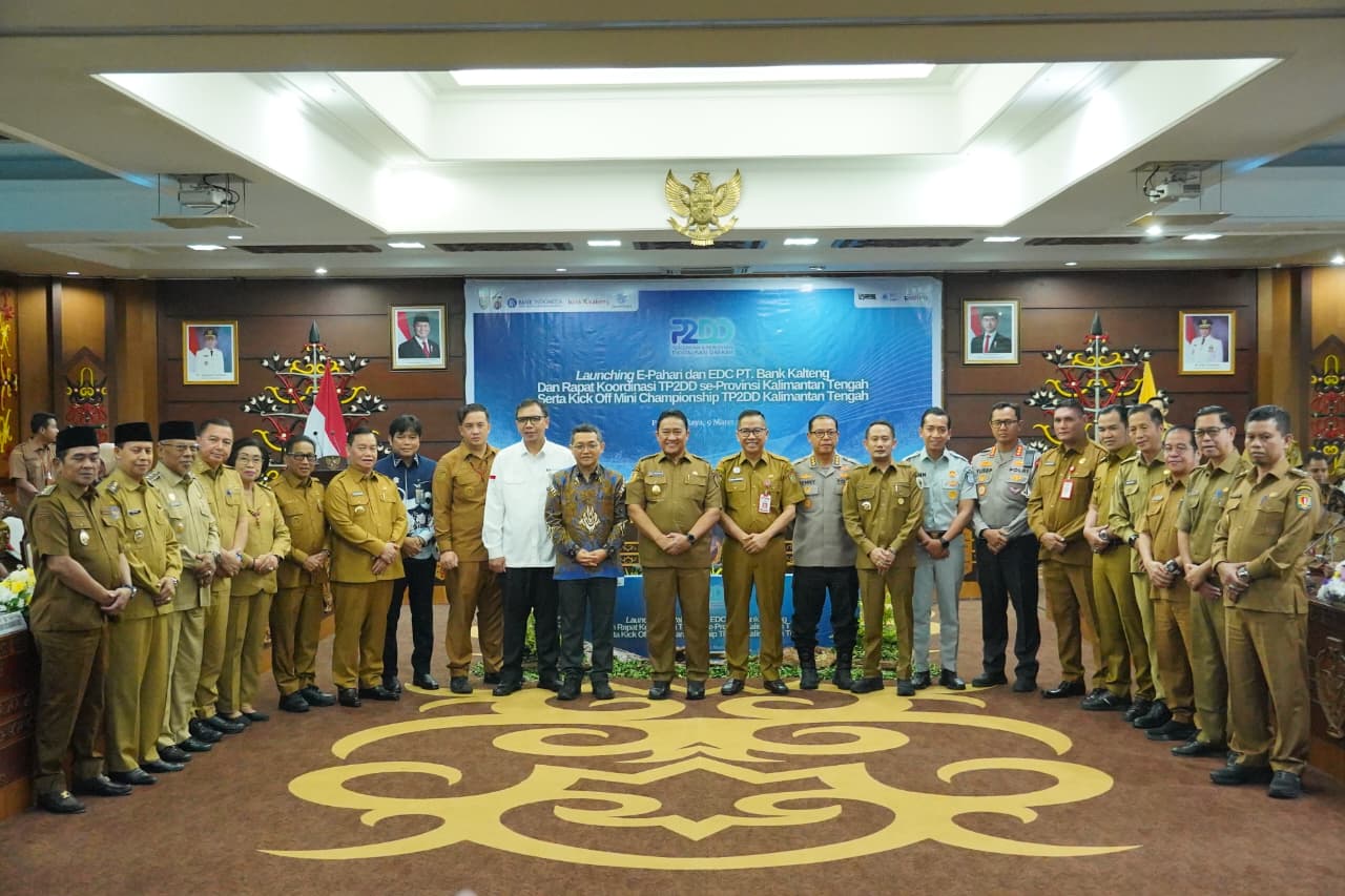 Wagub Edy Pratowo Luncurkan E-Pahari dan EDC Bank Kalteng, Dorong Pajak Digital di Kalteng   