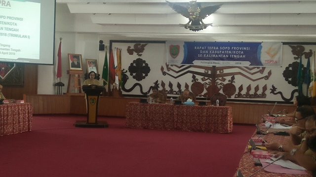 Pembukaan Rapat TEPRA SOPD Provinsi dan Kabupaten/Kota se-Kalimantan Tengah