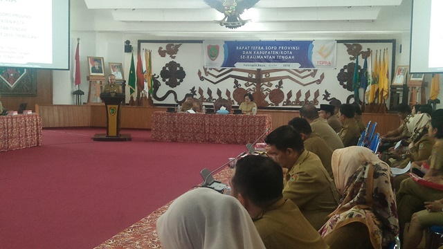 Pembukaan Rapat TEPRA SOPD Provinsi dan Kabupaten/Kota se-Kalimantan Tengah